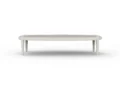 Clover Coffee Table Low White Wash