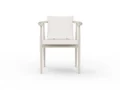 Clover Dining Armchair White Wash